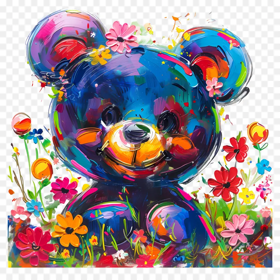 Oso，Oso De Peluche Colorido PNG