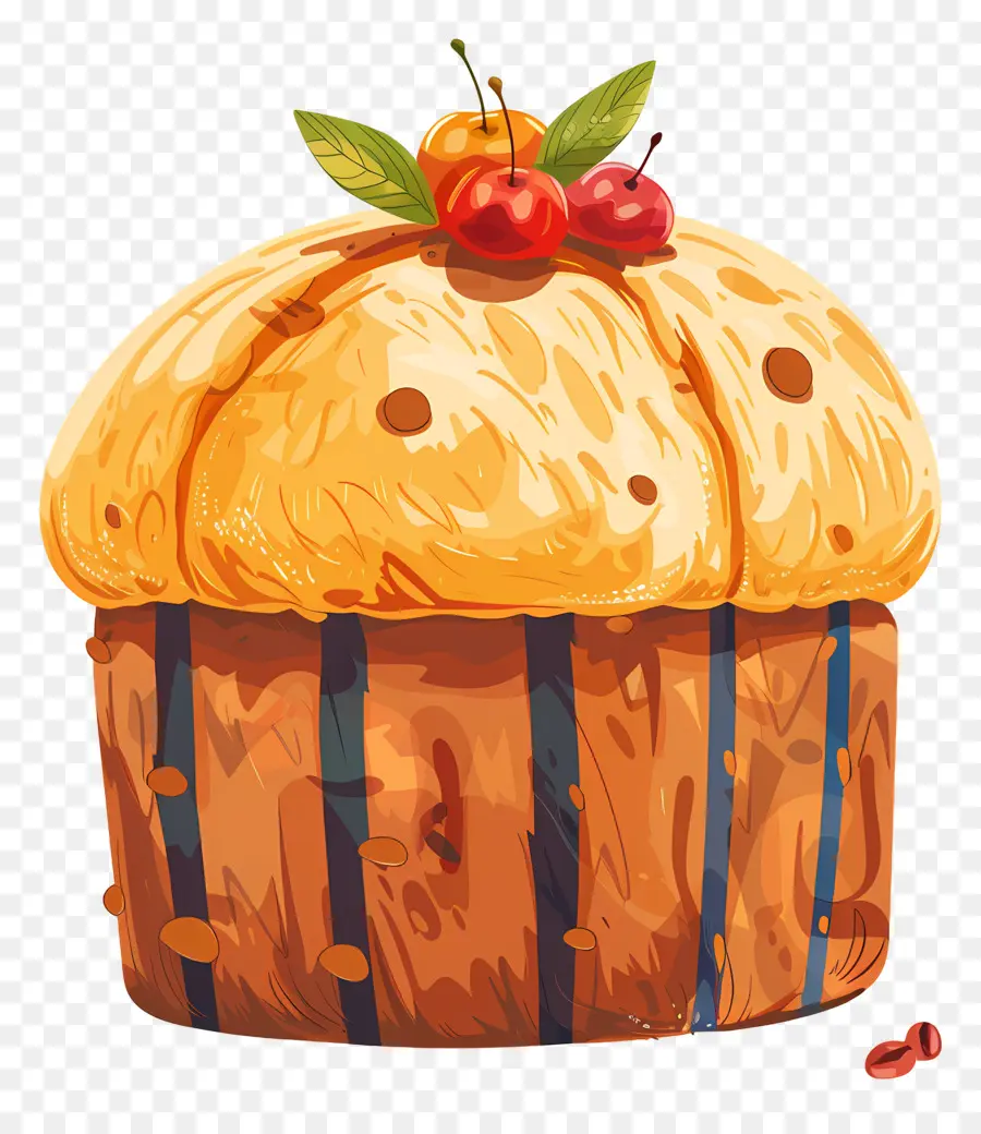 Panettone，Panecillo PNG