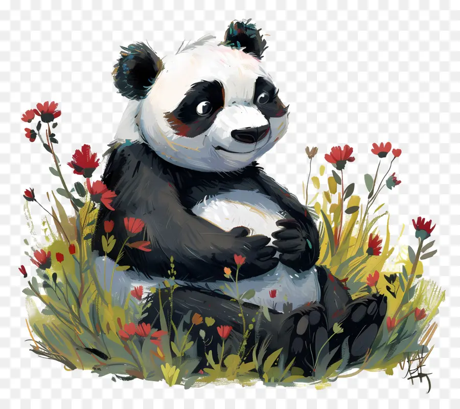 Panda，Oso PNG