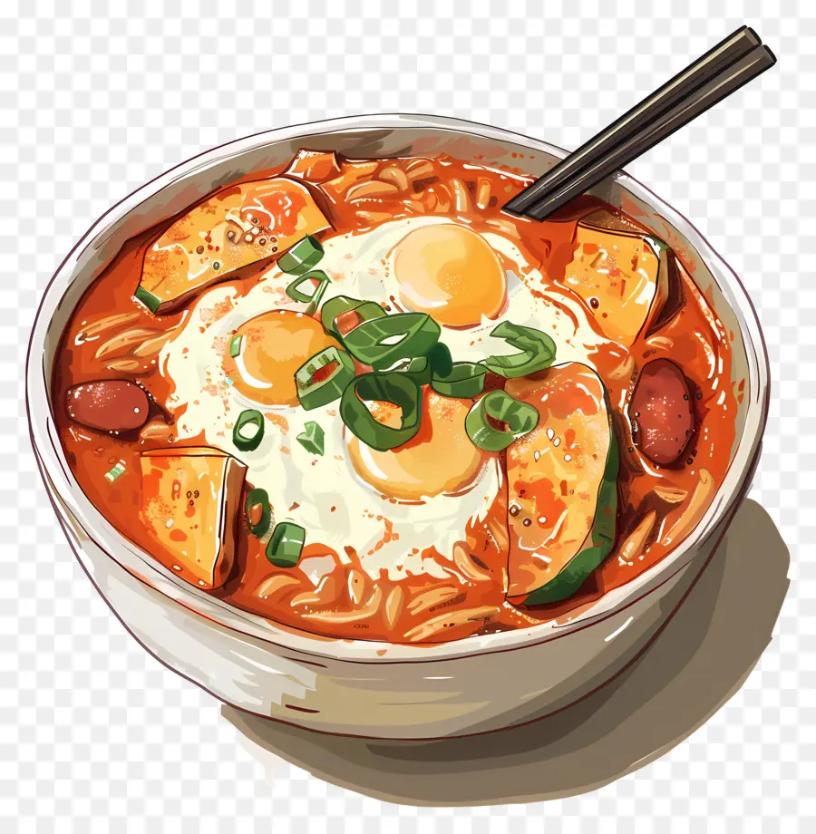 Cheesy Tteokbokki，Ramen PNG