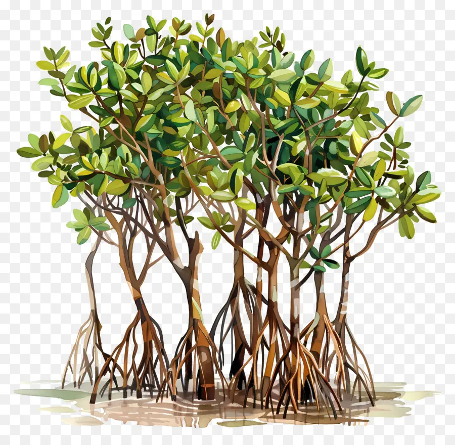 Bosque De Manglar，Manglares PNG