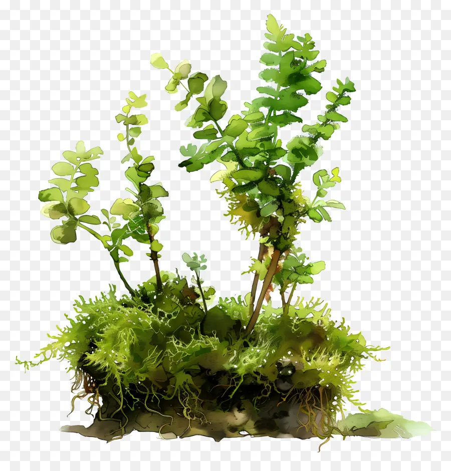 Planta De Musgo，Las Plantas PNG