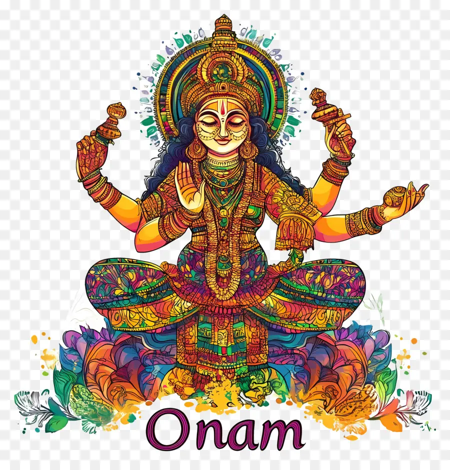 Onam，Ilustración Del Festival De Onam PNG