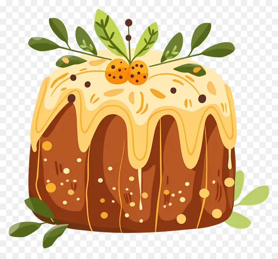 Panetón，Pastel De Navidad PNG