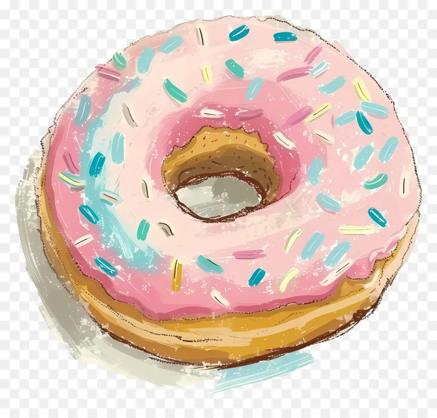 Donut，Rocía PNG