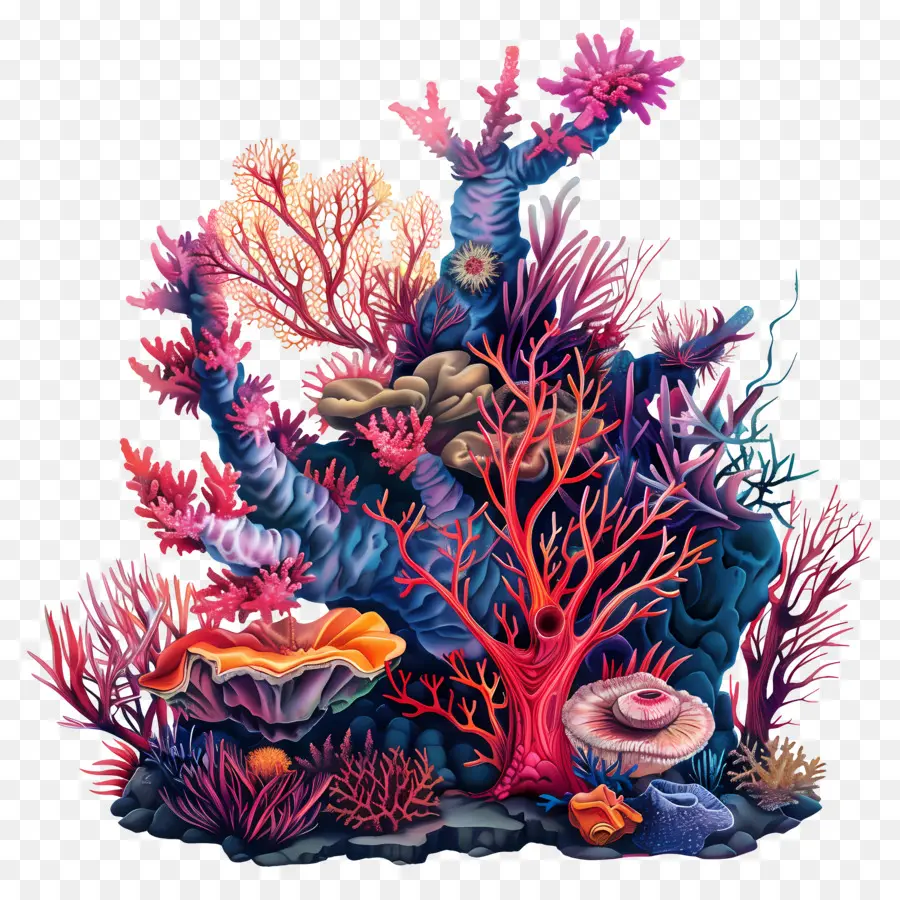 Blanqueamiento De Los Corales，Coral De Coral Colorido PNG