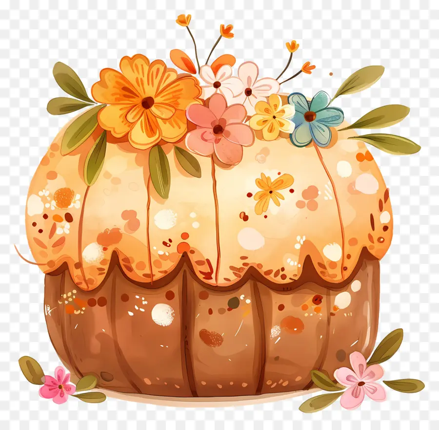 Panettone，Pastel Decorativo PNG