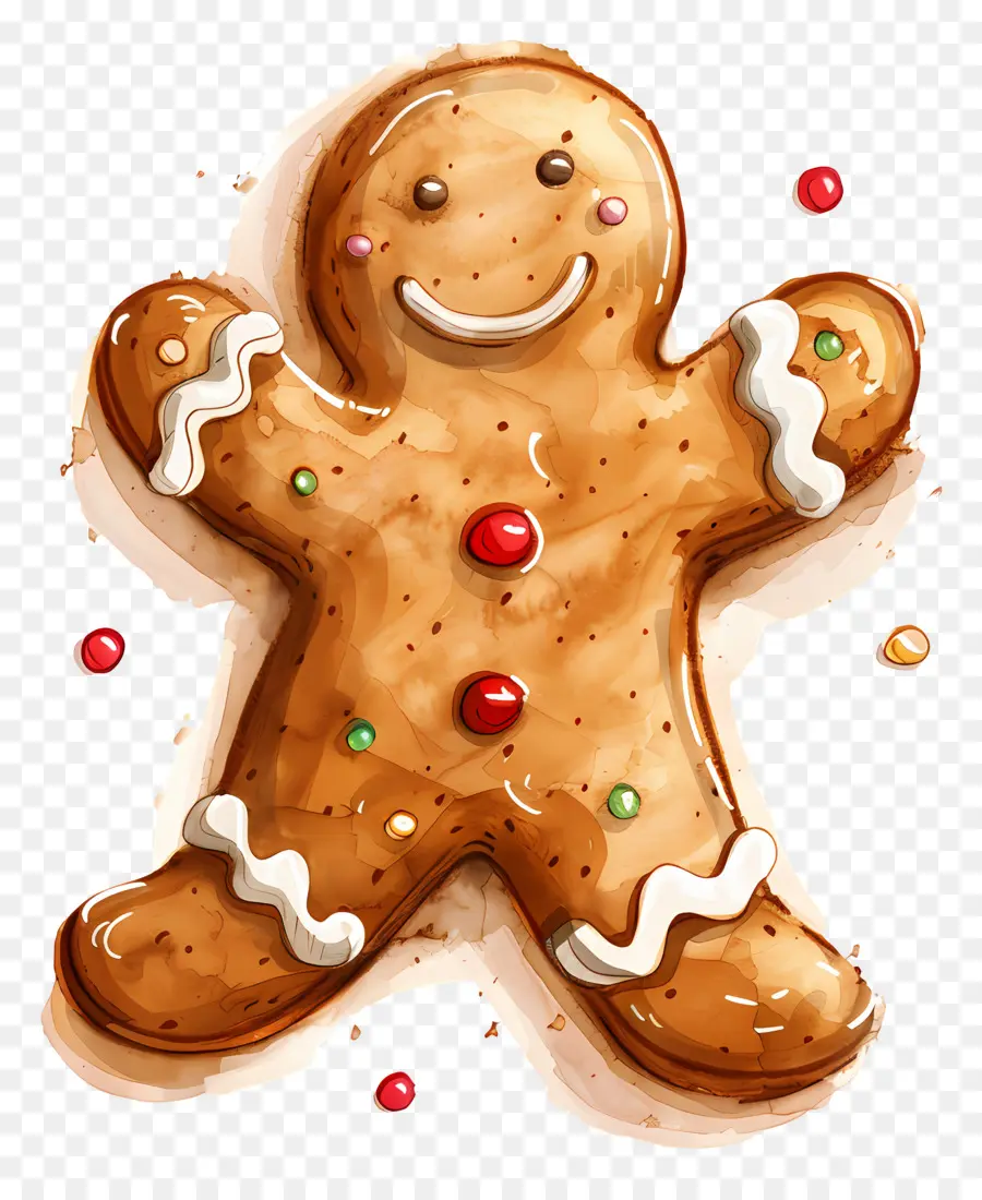 Hombre De Pan De Jengibre，Cookie PNG