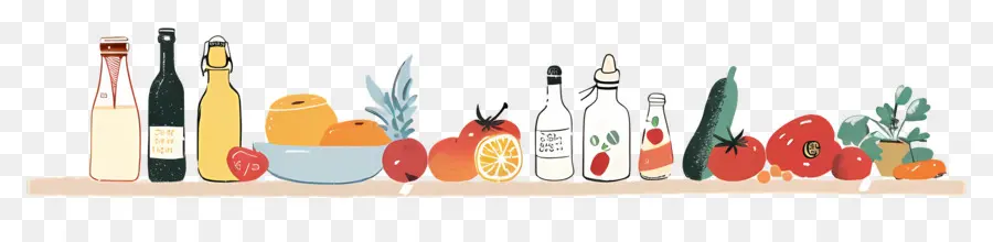 Frutas De Verduras，Botellas Y Verduras PNG