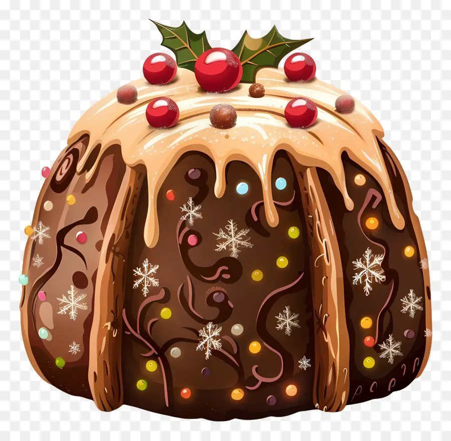 Panettone，Pudín De Navidad PNG