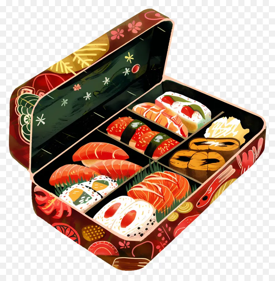 Caja Bento，Cajas De Sushi PNG