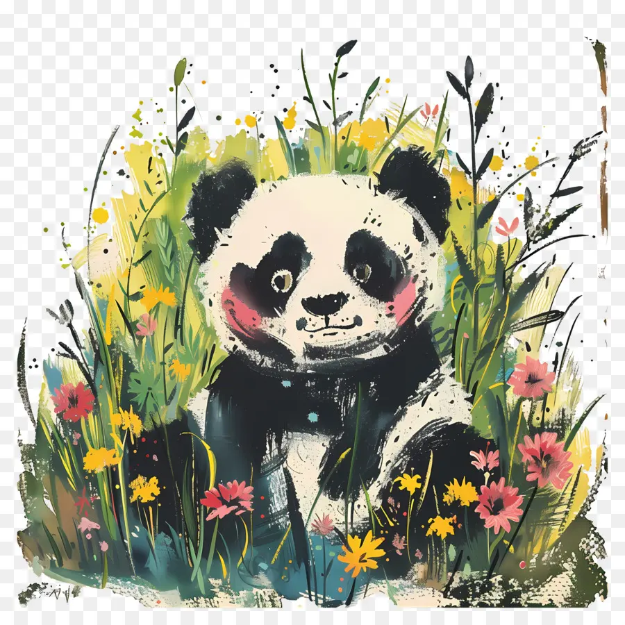 Panda，Oso PNG