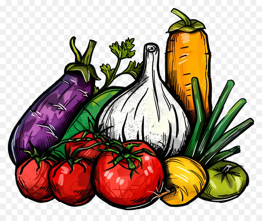 Verduras，Fresco PNG