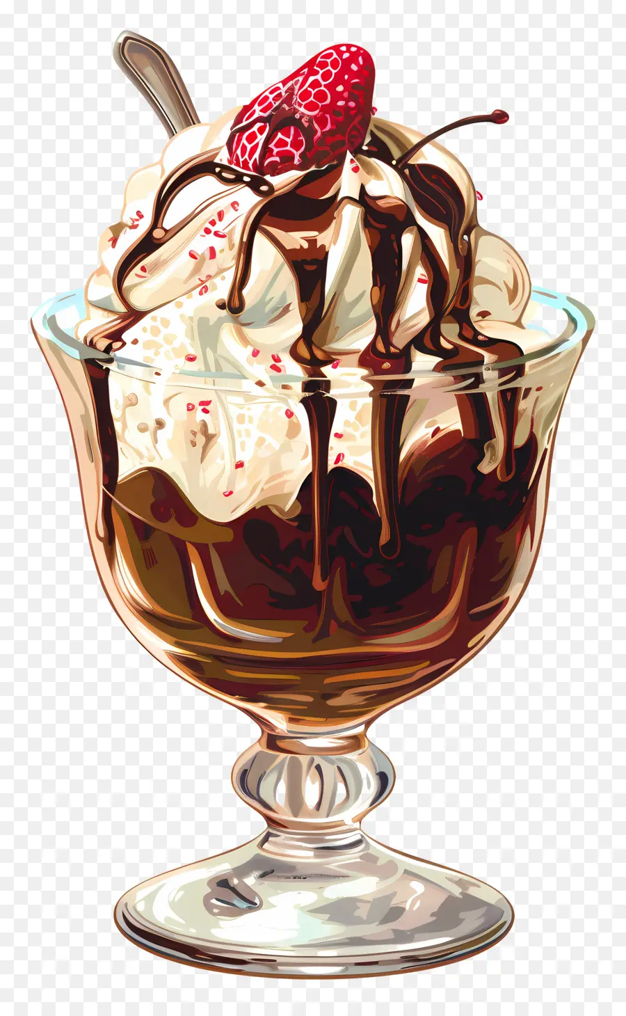 Copa De Helado，Chocolate PNG