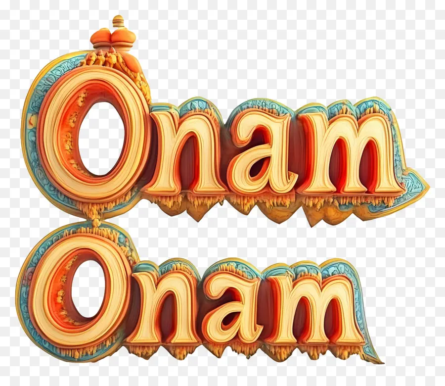 Onam，Texto De Onam PNG