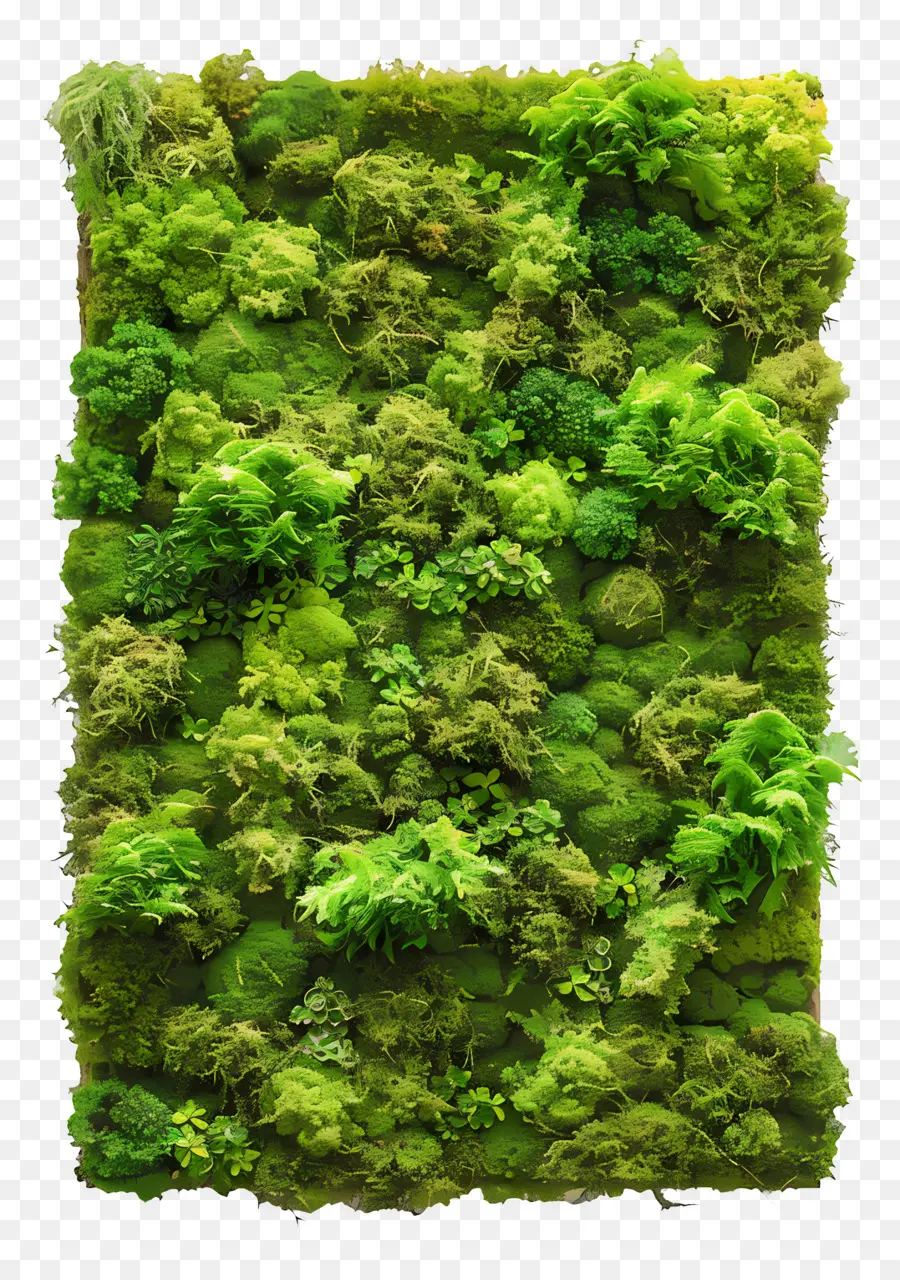 Muro De Musgo，Musgo Verde PNG