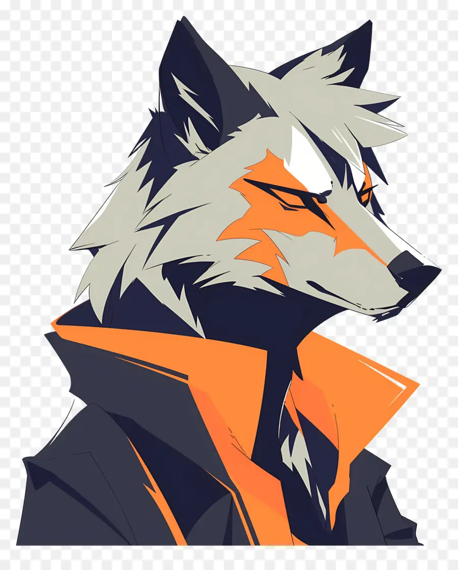 Lobo，Lobo En Chaqueta PNG