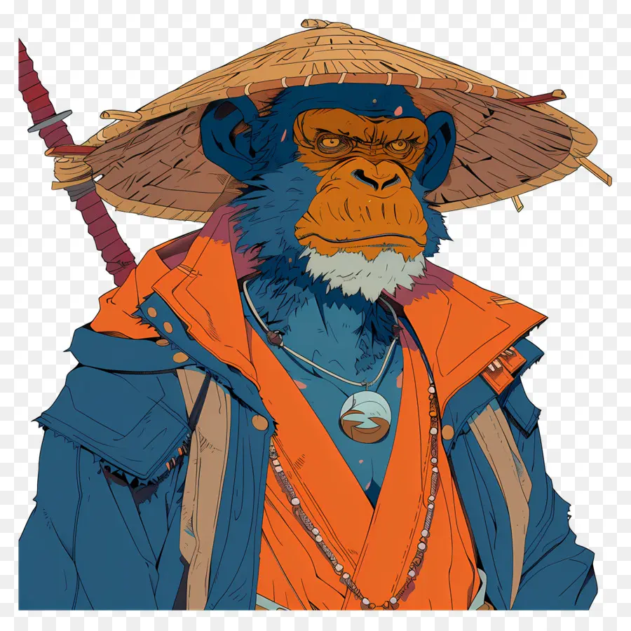 Mono，Mono Samurai PNG