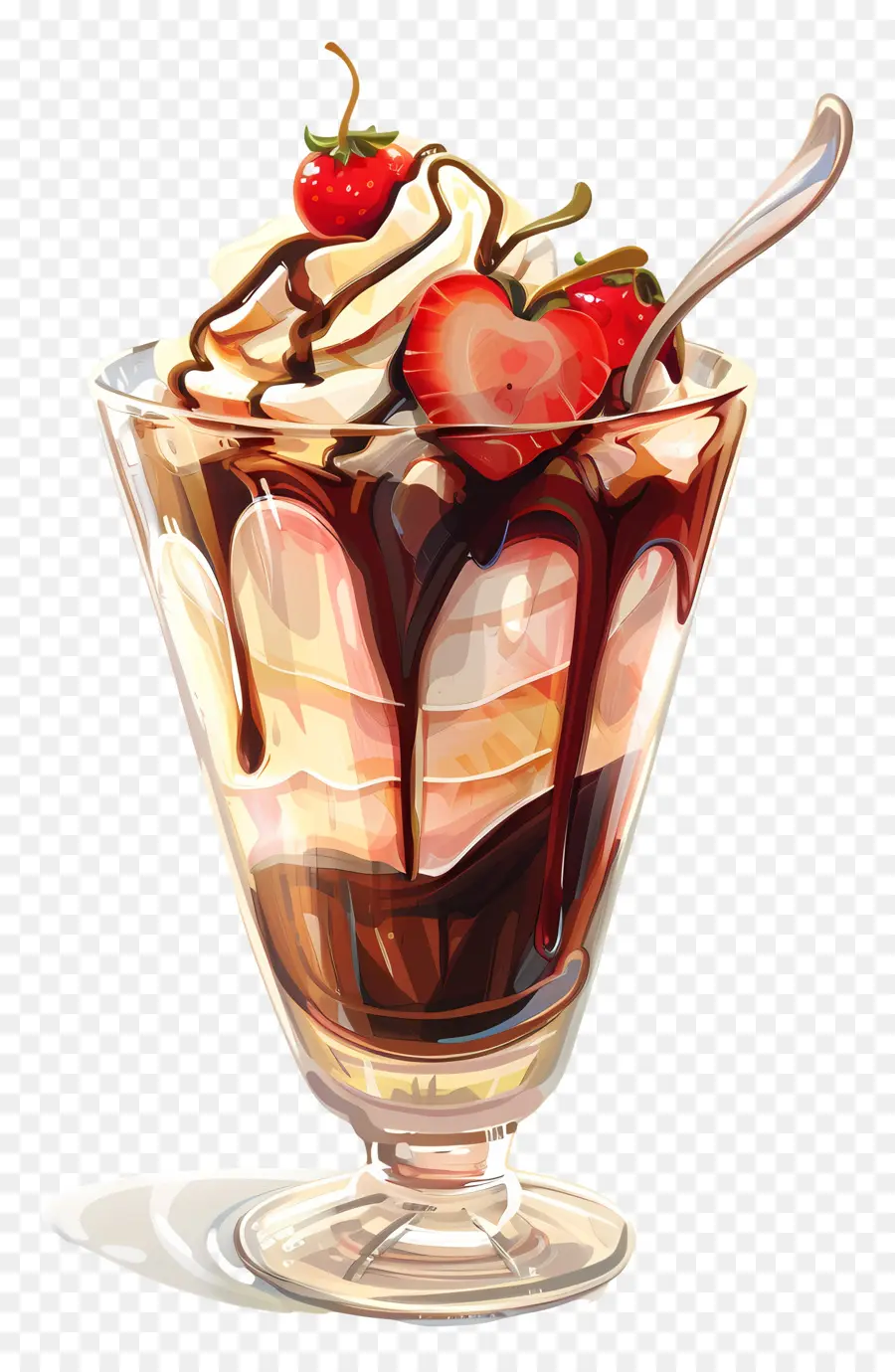 Copa De Helado，Mousse De Chocolate PNG