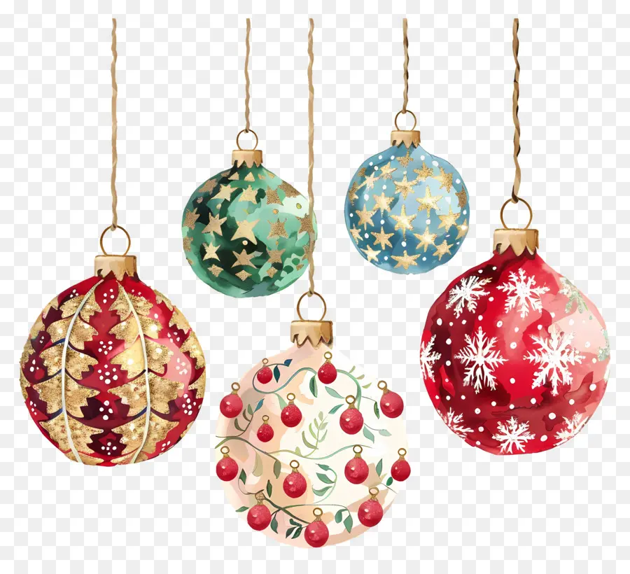 Bolas De Navidad，Adornos De Navidad PNG