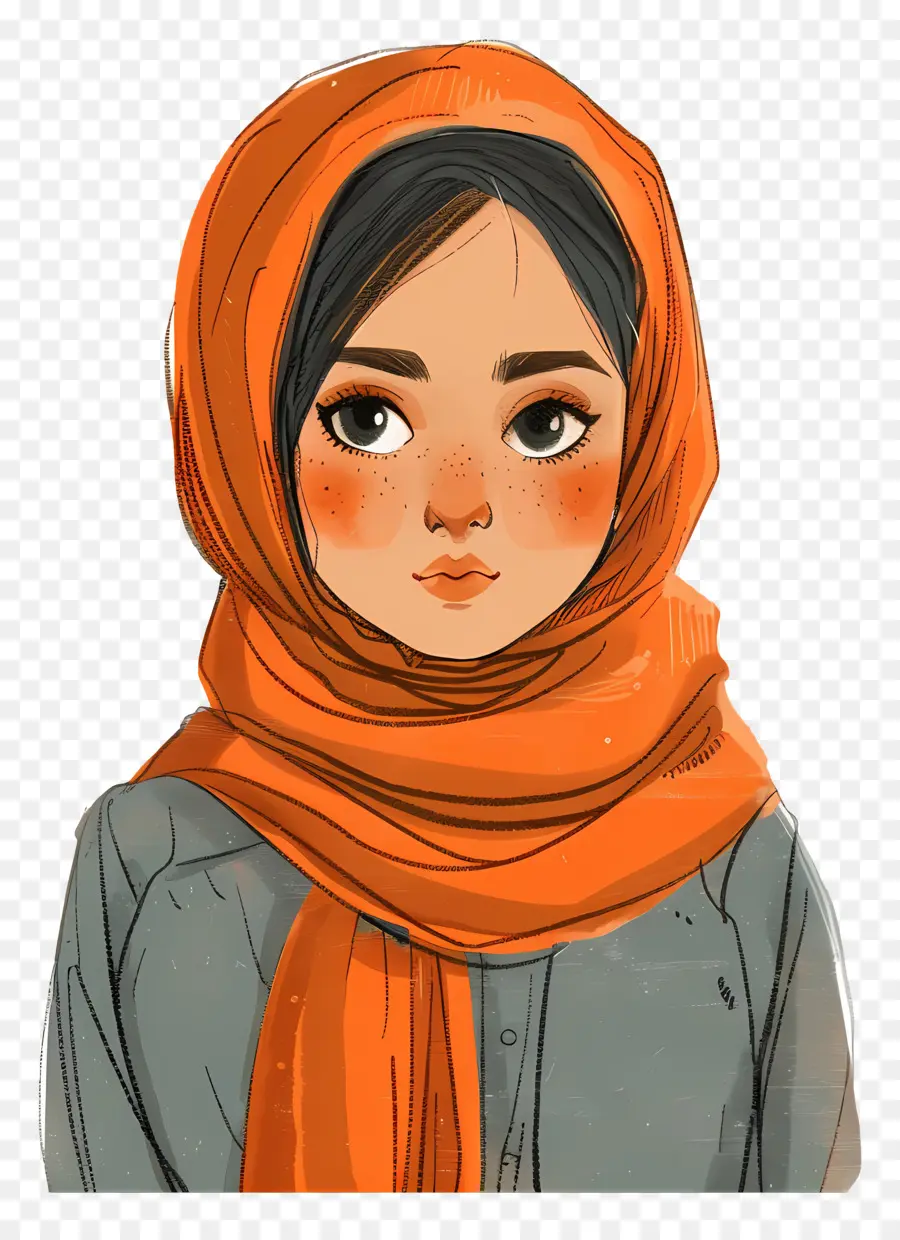 Chica Hijab，Chica En Hijab PNG