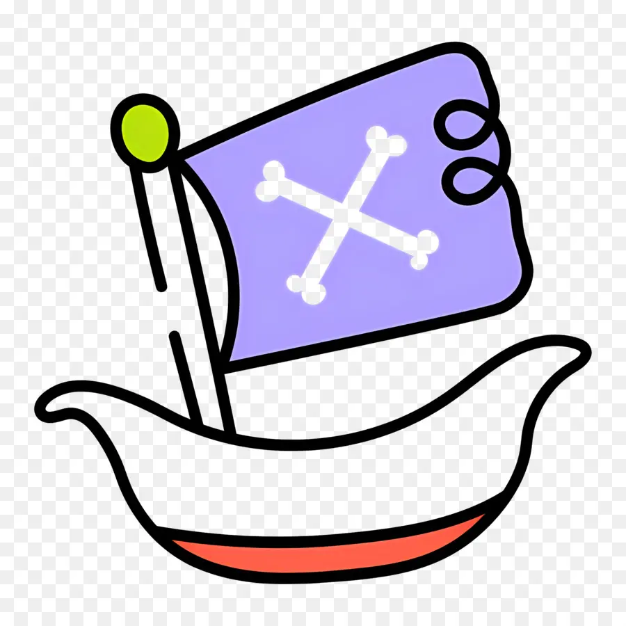 Barco Pirata，Pirate Flag PNG