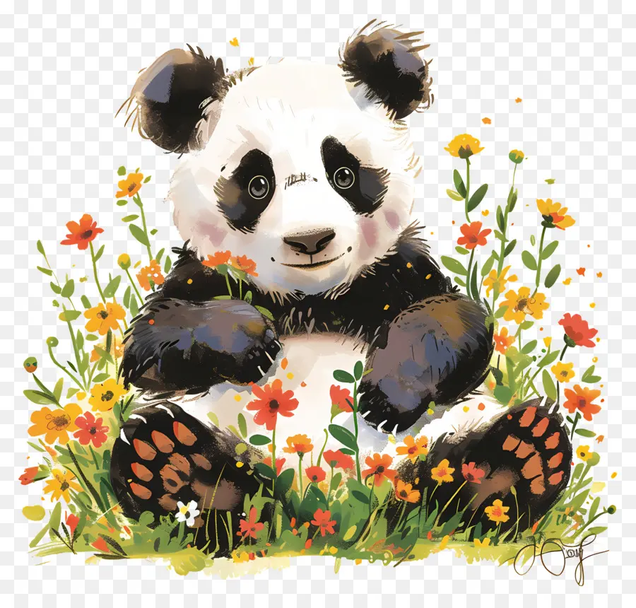 Panda，Oso PNG