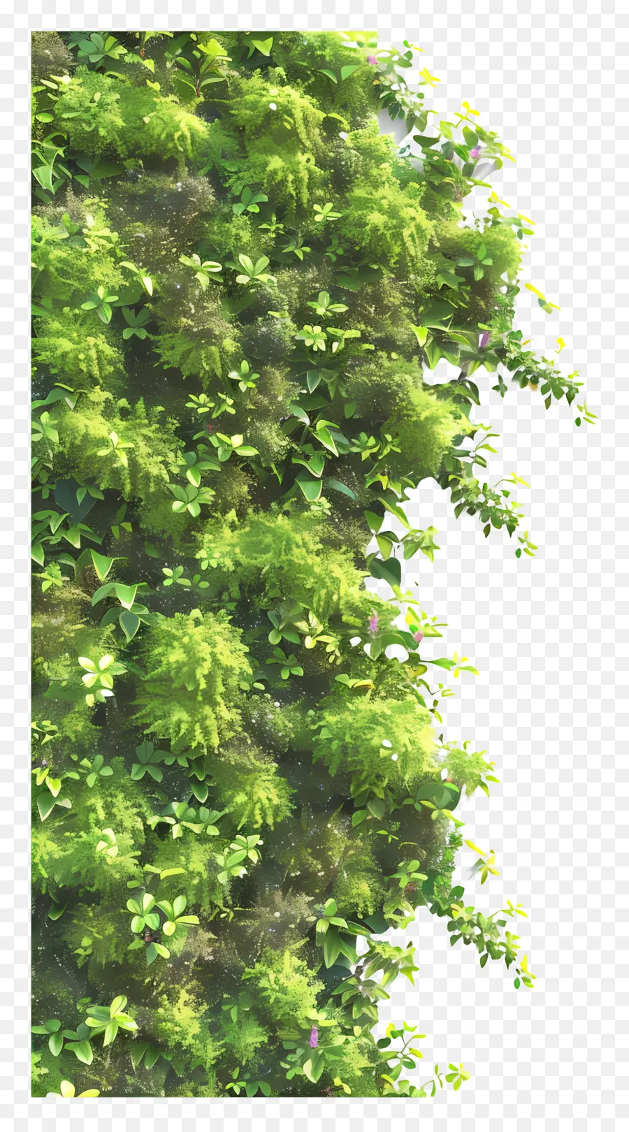 Pared De Musgo，Verdor PNG