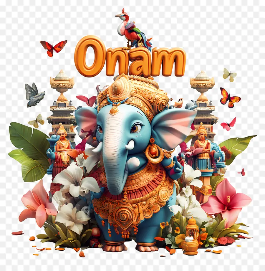 Onam，Onam Elefante PNG