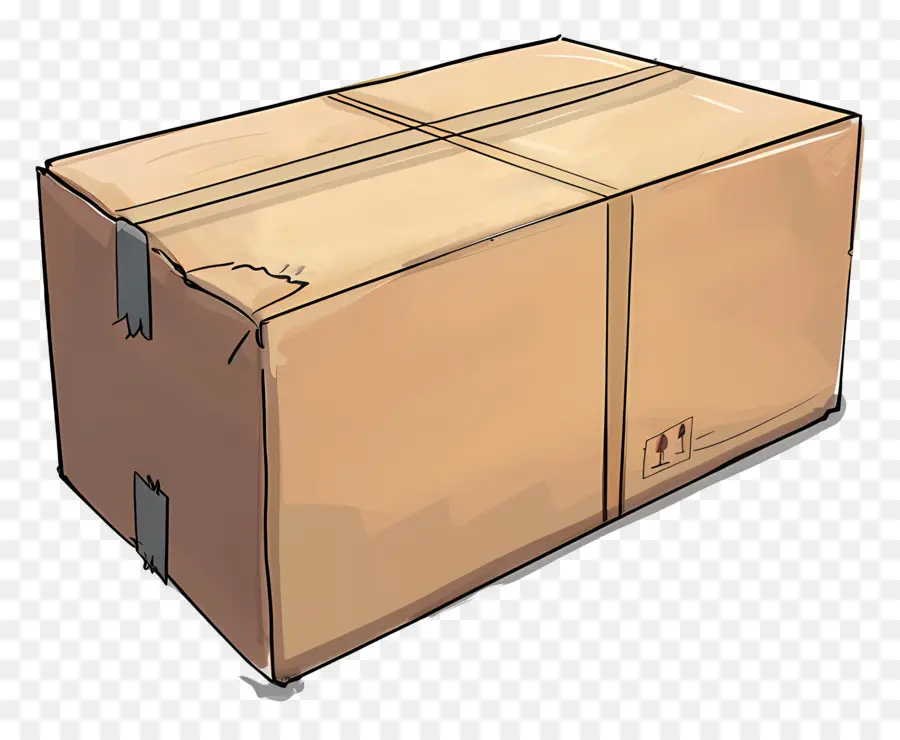 Caja De Envío，Caja De Cartón PNG