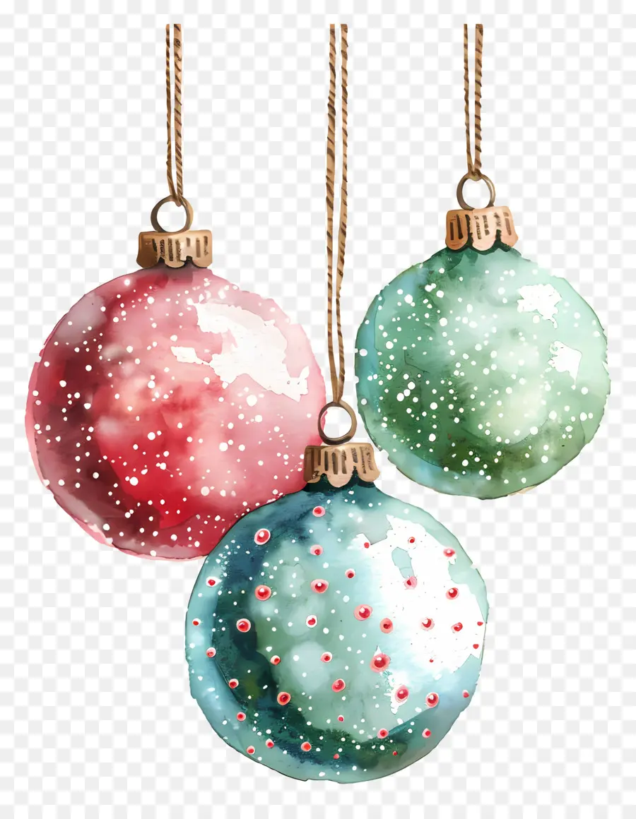 Bolas De Brillo De Navidad，Adornos De Navidad PNG