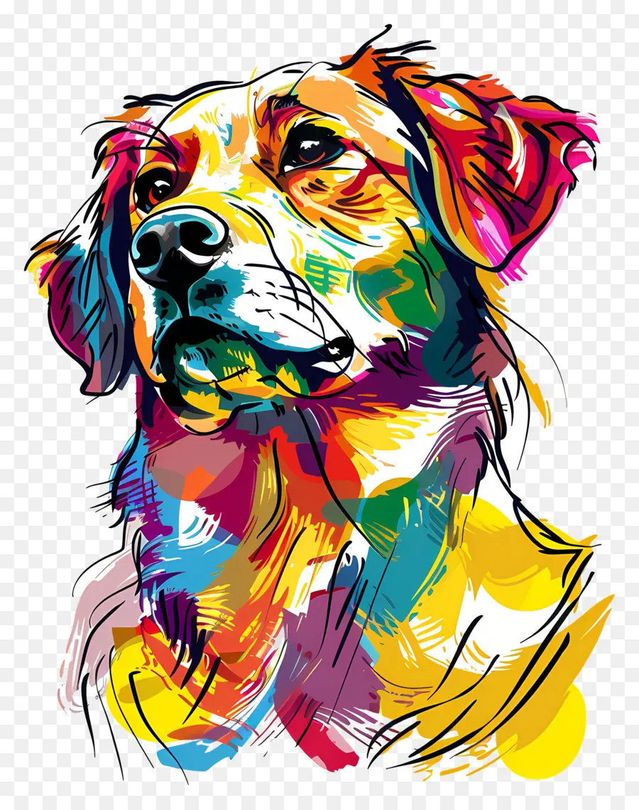 Perro，Perro Colorido PNG