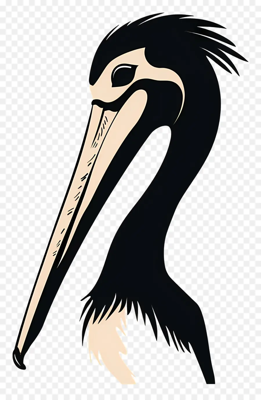 Cabeza Pelícana，Aves PNG