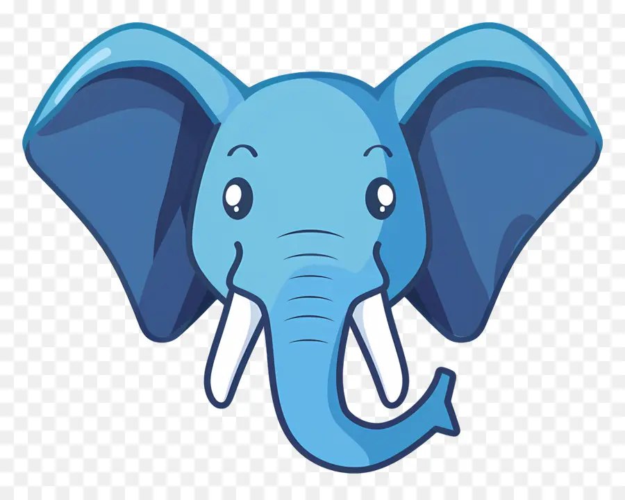 Blue Elephant，Lindo Elefante PNG