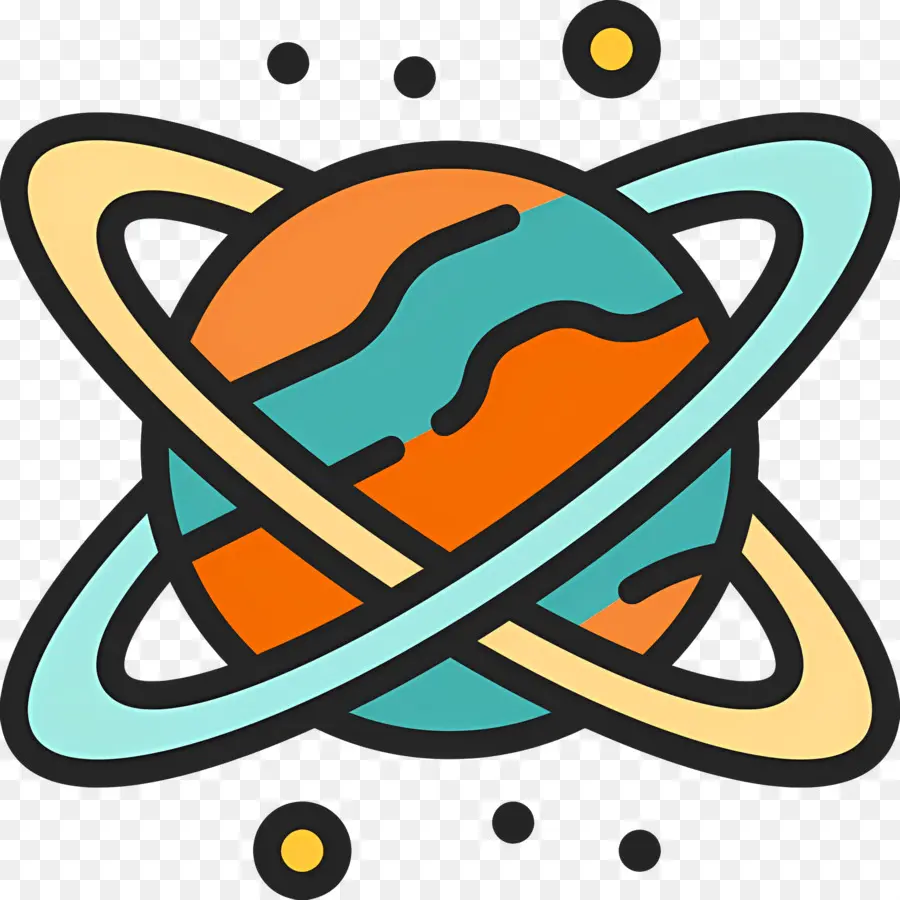 Planetas，Planeta Con Anillos PNG