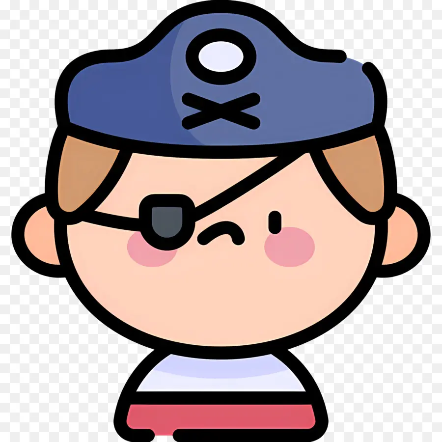 Pirata，Parche En El Ojo PNG