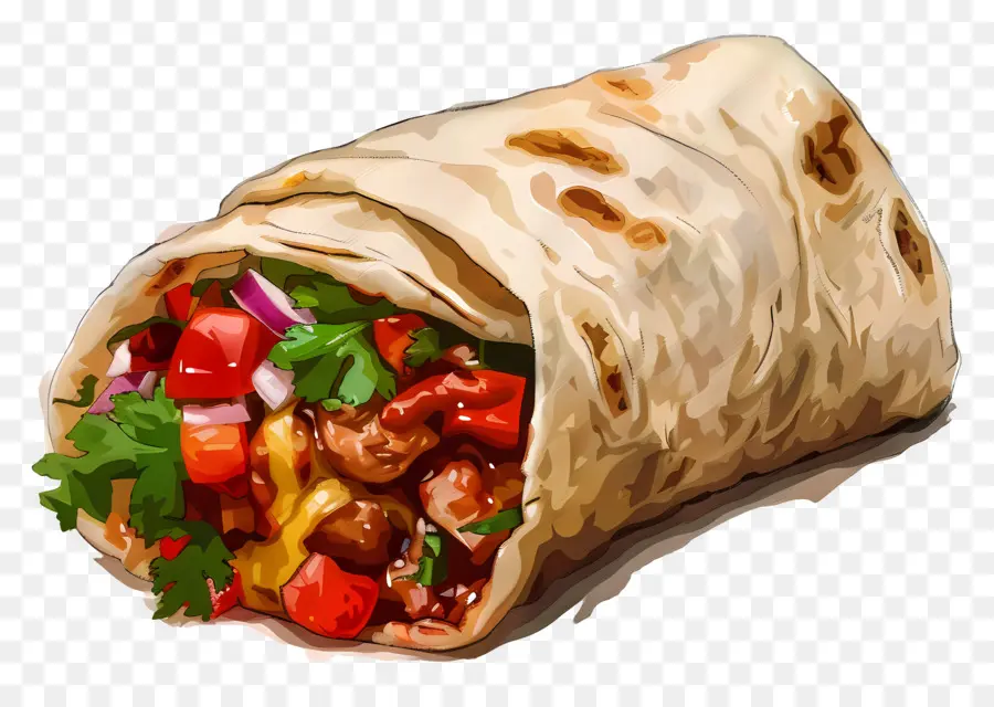 Burrito，Envuelva PNG