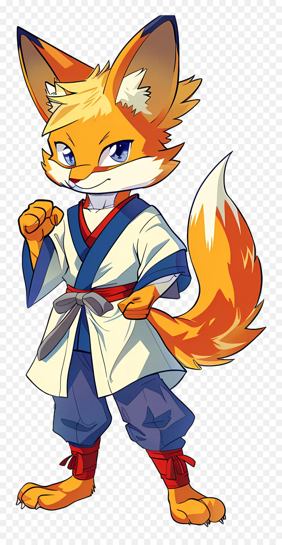 Fox，Fox En Atuendo De Artes Marciales PNG