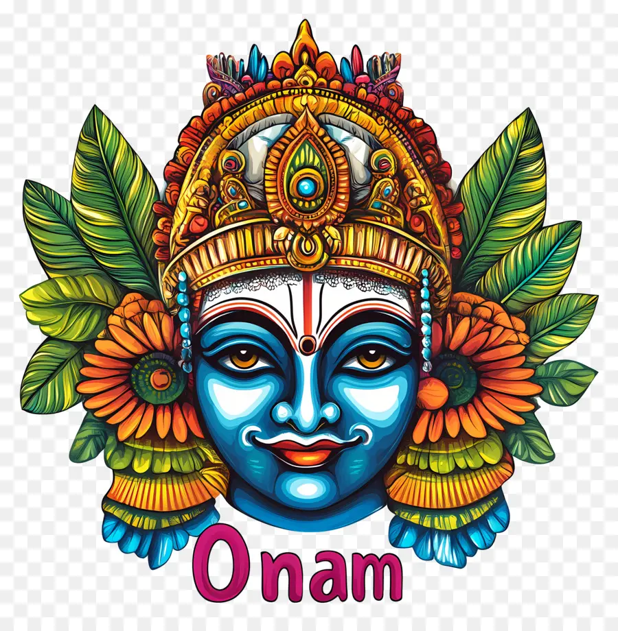 Onam，Cara De Deidad De Onam PNG