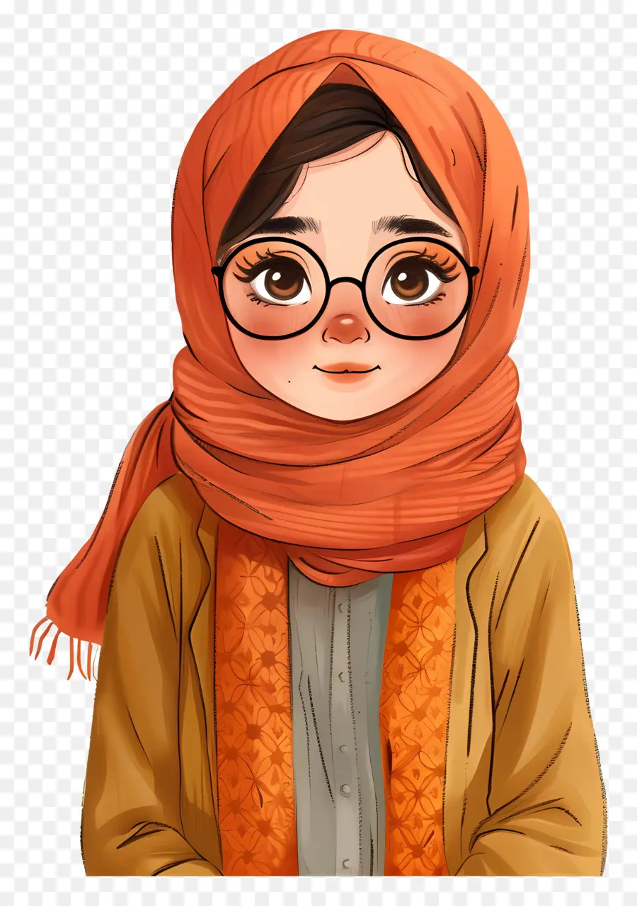 El Hiyab Chica，Chica Con Hijab PNG