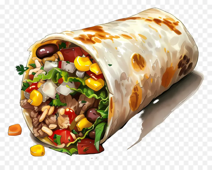 Burrito，Envoltura PNG