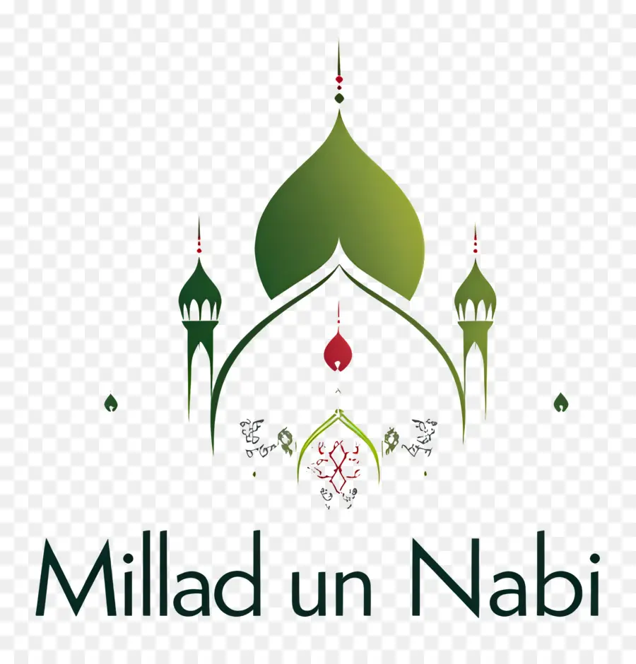 Milad Un Nabi，Ilustración De La Mezquita Millad Un Nabi PNG