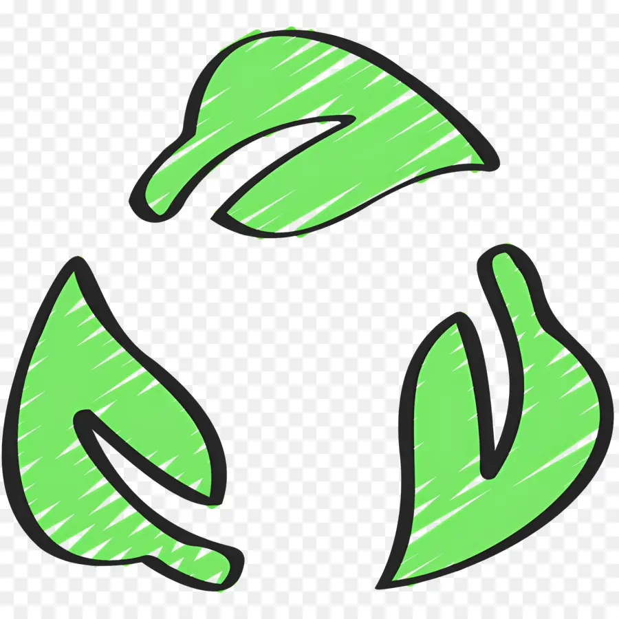 Reciclar Hojas，Hojas Verdes PNG