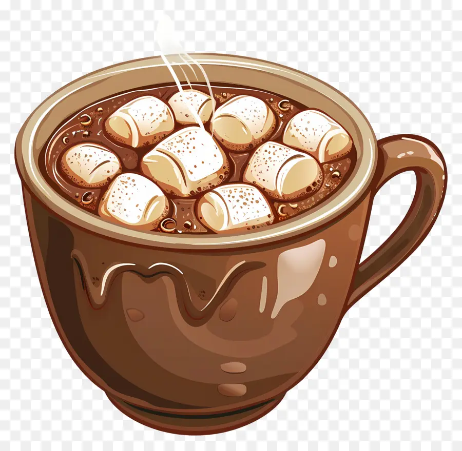 Chocolate Caliente Con Malvaviscos，Chocolate Caliente PNG