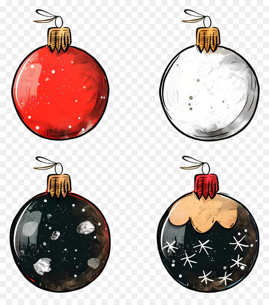 Bolas De Navidad，Adornos De Navidad PNG