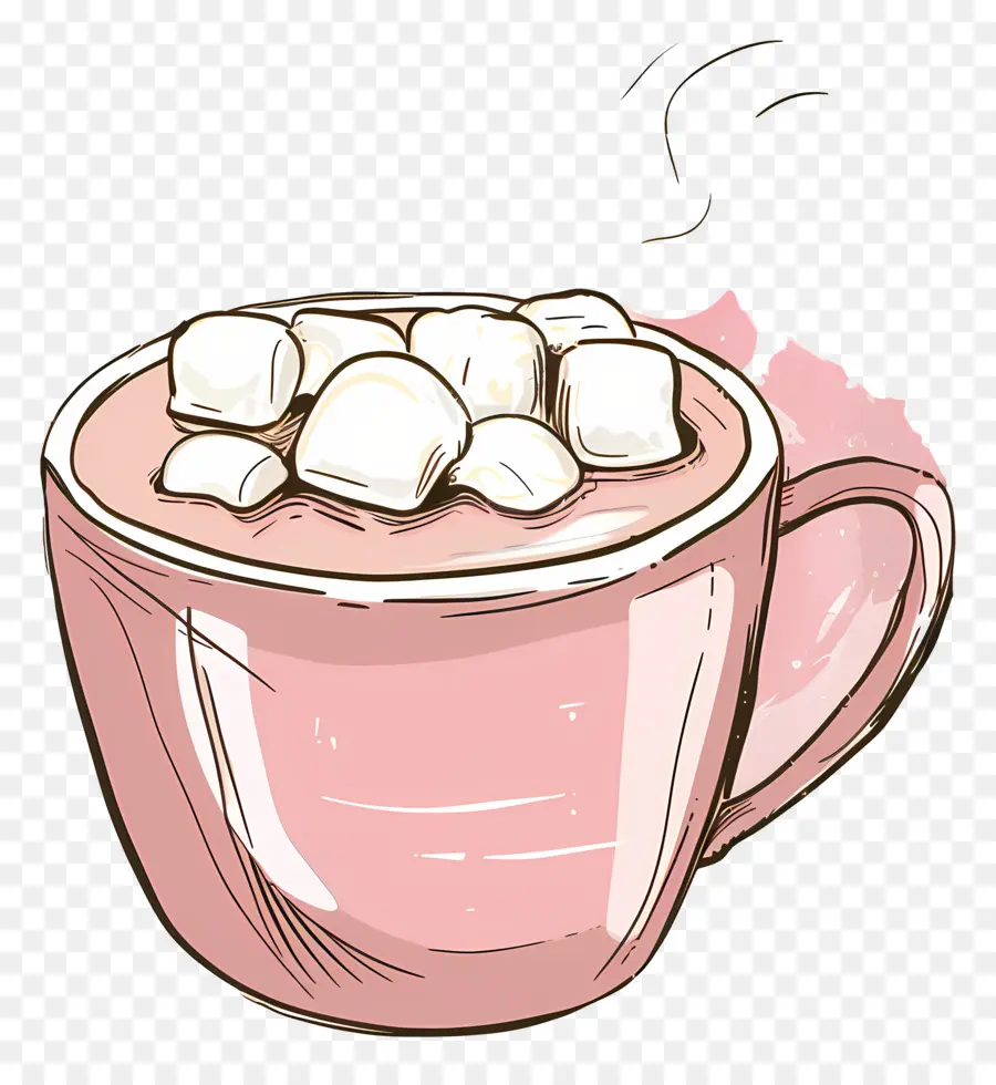 Chocolate Caliente Con Malvaviscos，Chocolate Caliente PNG