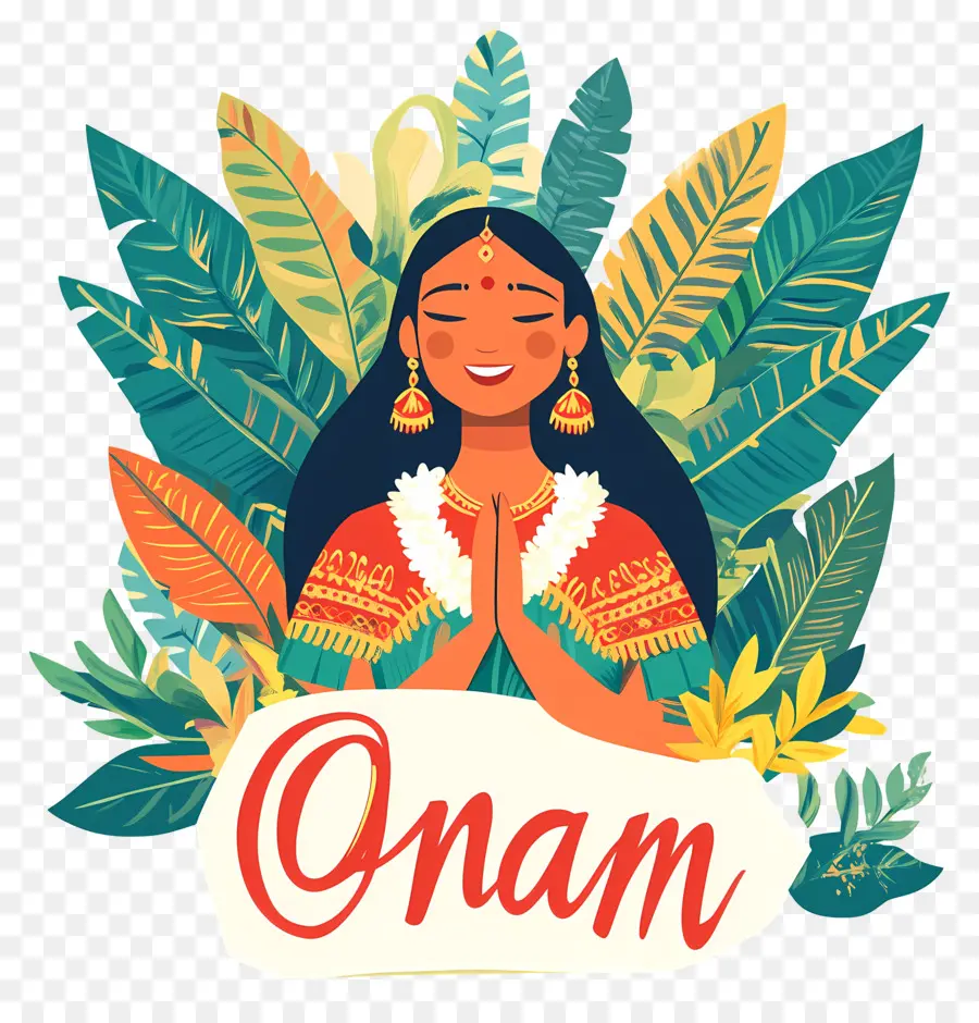 Onam，Onam Mujer PNG