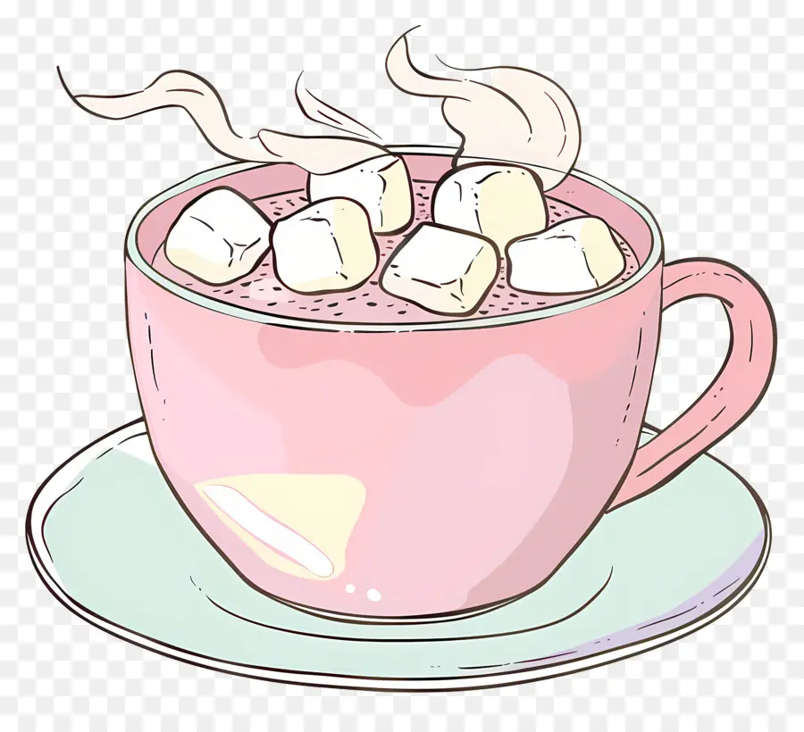 Chocolate Caliente Con Malvaviscos，Chocolate Caliente PNG