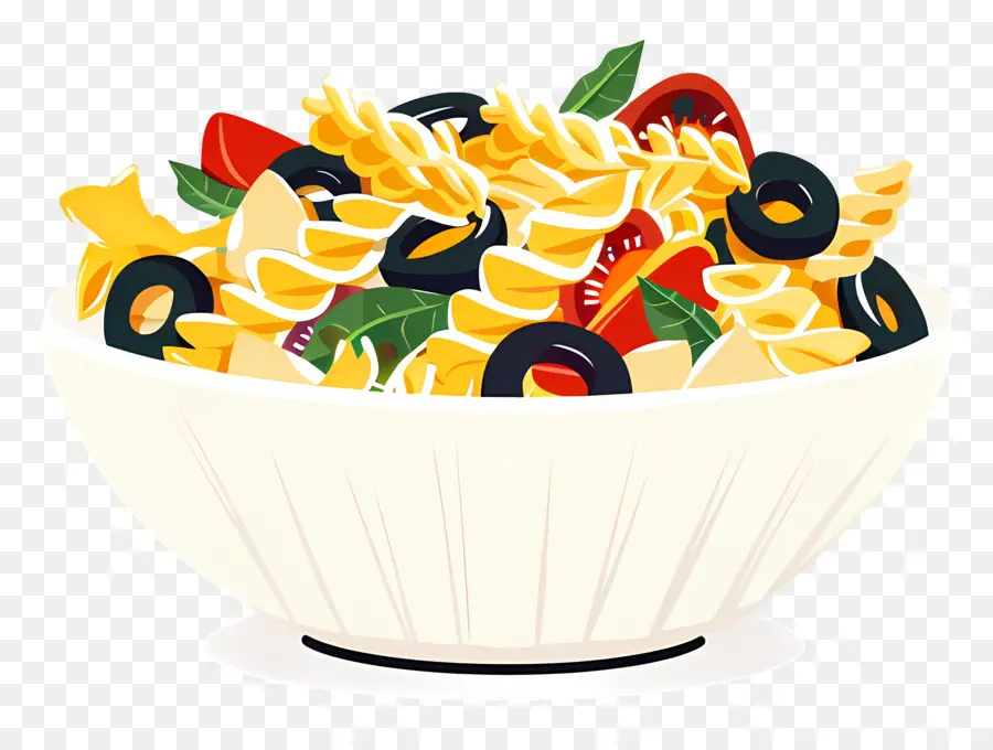 Ensalada De Pasta，Tazón De Fuente PNG