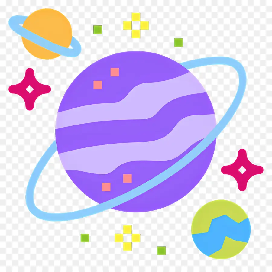 Los Planetas，Planeta Púrpura PNG